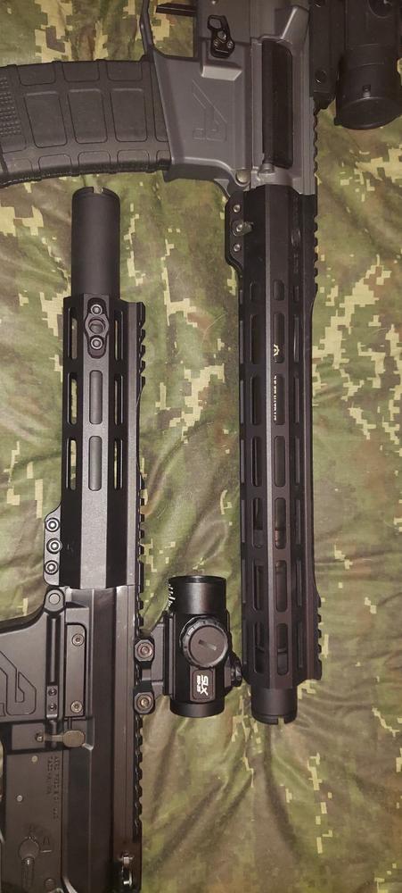 Dirty Bird AR-15 SMRS Handguard - Slim M-LOK Rail System Gen 2 - 7", Black - Customer Photo From Jonathan Oates