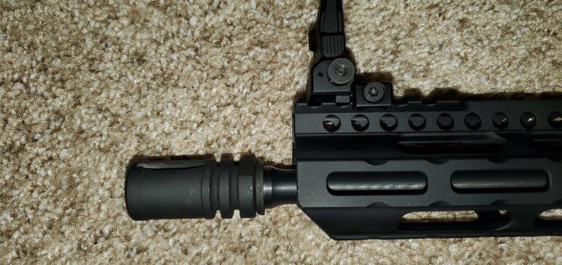 NBS A2 Flash Hider 1/2x28 - Customer Photo From DAVID KIM