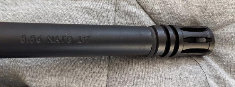 NBS A2 Flash Hider 1/2x28 - Customer Photo From Christopher Kiehl