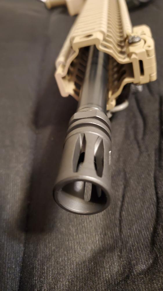 NBS A2 Flash Hider 1/2x28 - Customer Photo From Matthew Heisey