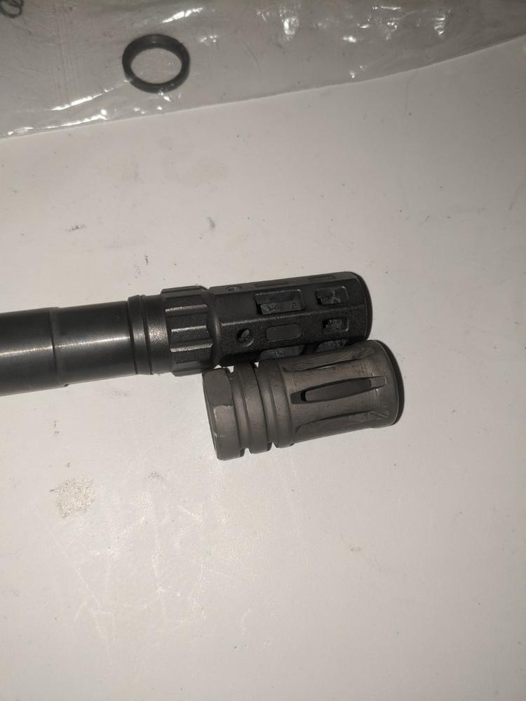 Vism AR15/M4 Muzzle Brake w/Crush Washer - Customer Photo From AMW