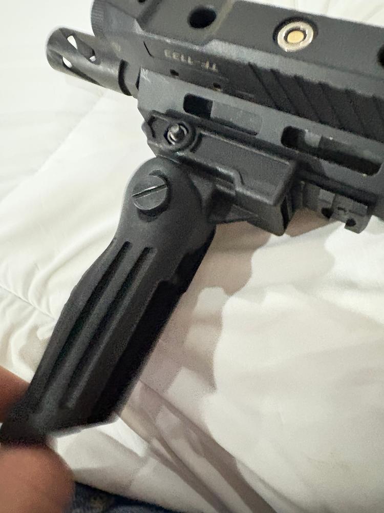 NcSTAR Folding Vertical Grip/Weaver - Customer Photo From AM