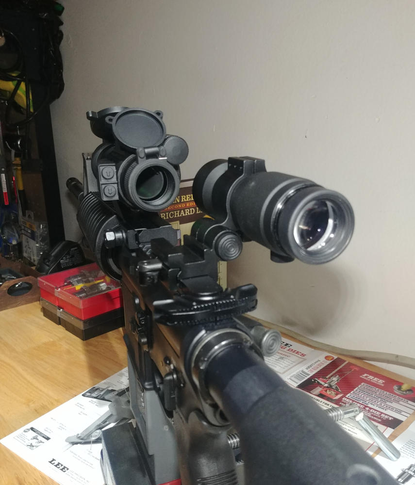 NcStar 3X Magnifier w/Flip to Side QR Mount Magnification - Customer Photo From Miguel Bravo