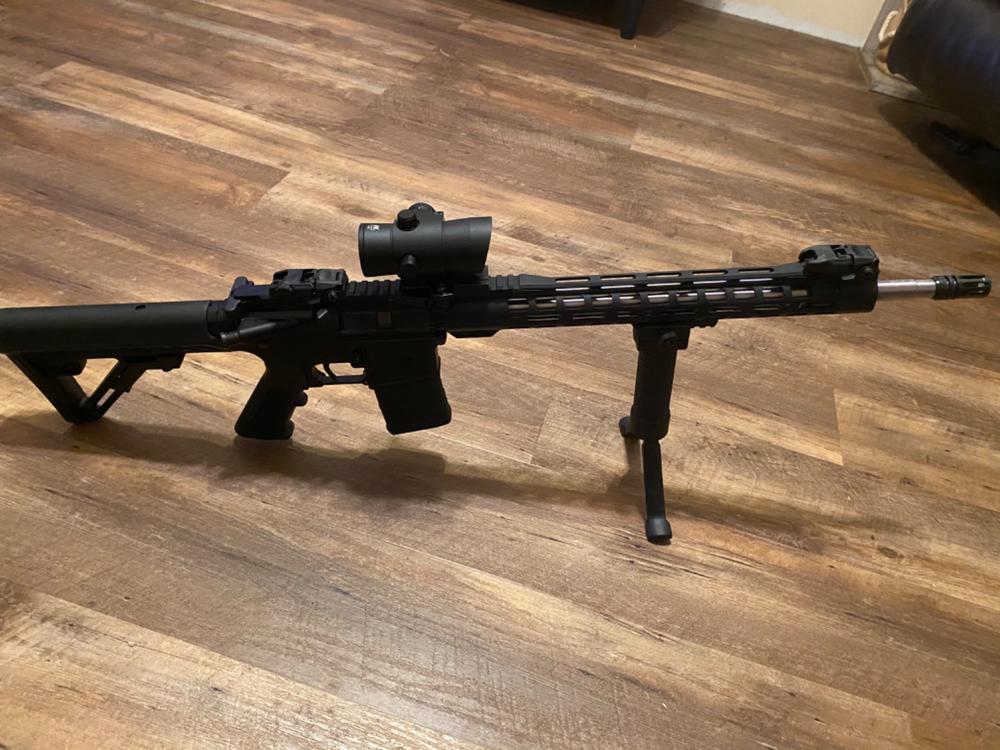 NcStar 1x40 Red Dot Sight w/ Built in Red Laser-QR Weaver Mount - Customer Photo From James Eichinger