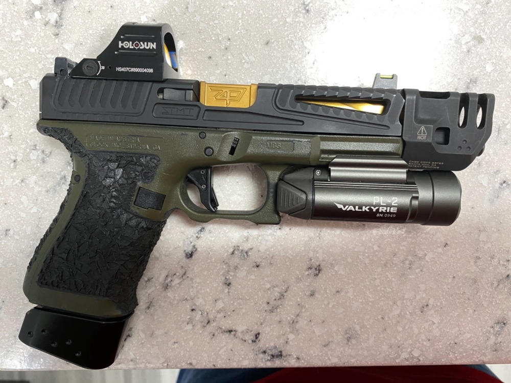 Strike Industries Glock Gen 4 Mass Driver Comp - Glock 19 (Compact) - Customer Photo From Angel Soto