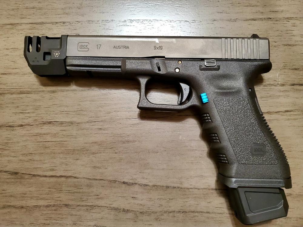 Strike Industries Glock Gen 3 Mass Driver Comp - Glock 17 (Standard) - Customer Photo From Charles Ekasone