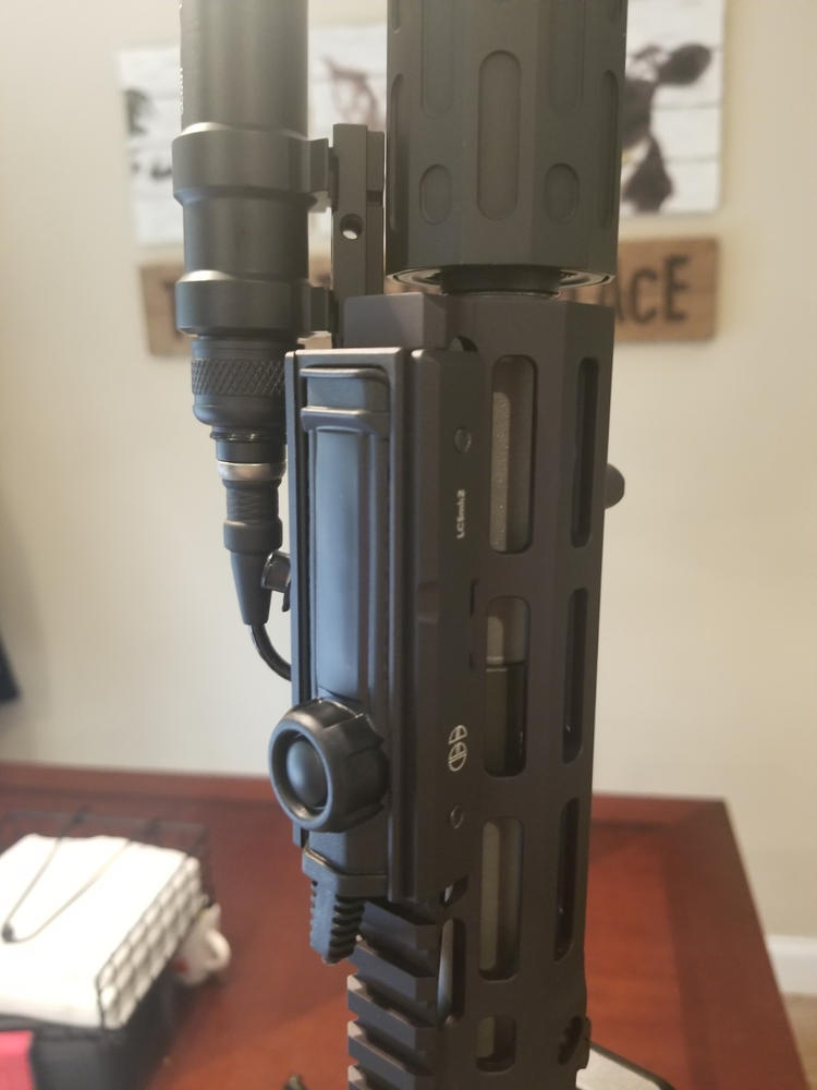 Cloud Defensive LCS Streamlight Pro-Tac Tape Switch Picatinny Mount - Black - Customer Photo From Micah Baker