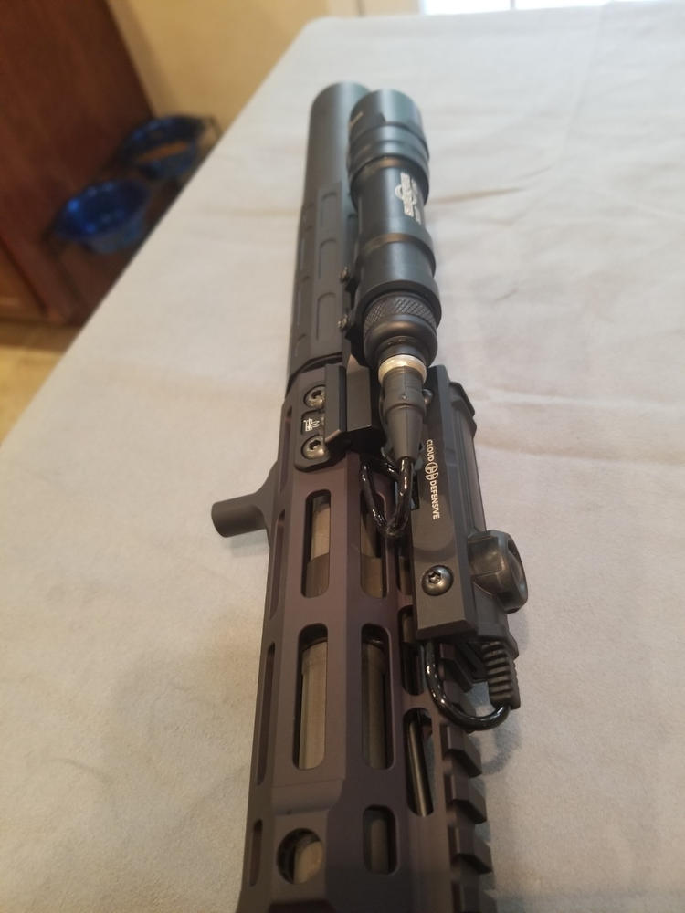 Cloud Defensive LCS Streamlight Pro-Tac Tape Switch Picatinny Mount - Black - Customer Photo From Micah Baker