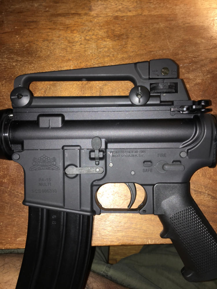 AR Detachable Carry Handle - A2 Style w/ Windage and Elevation Adjustments - Customer Photo From Darryl Ledford Sr