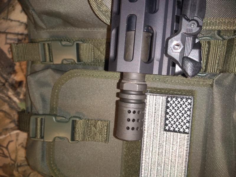 AR-15 5.56/.223 1/2X28 Muzzle Device Crush Washer - Customer Photo From Dean Hoffman