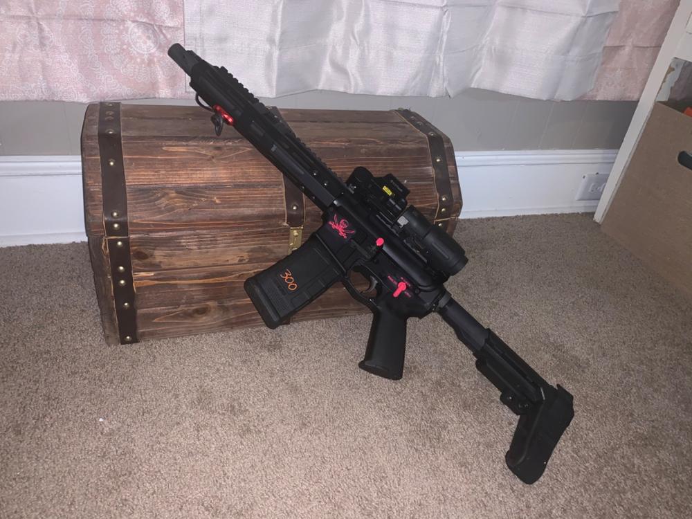 Mil-Spec AR-15 Ambidextrous Dual Loop End Plate - Customer Photo From Levi Jackson