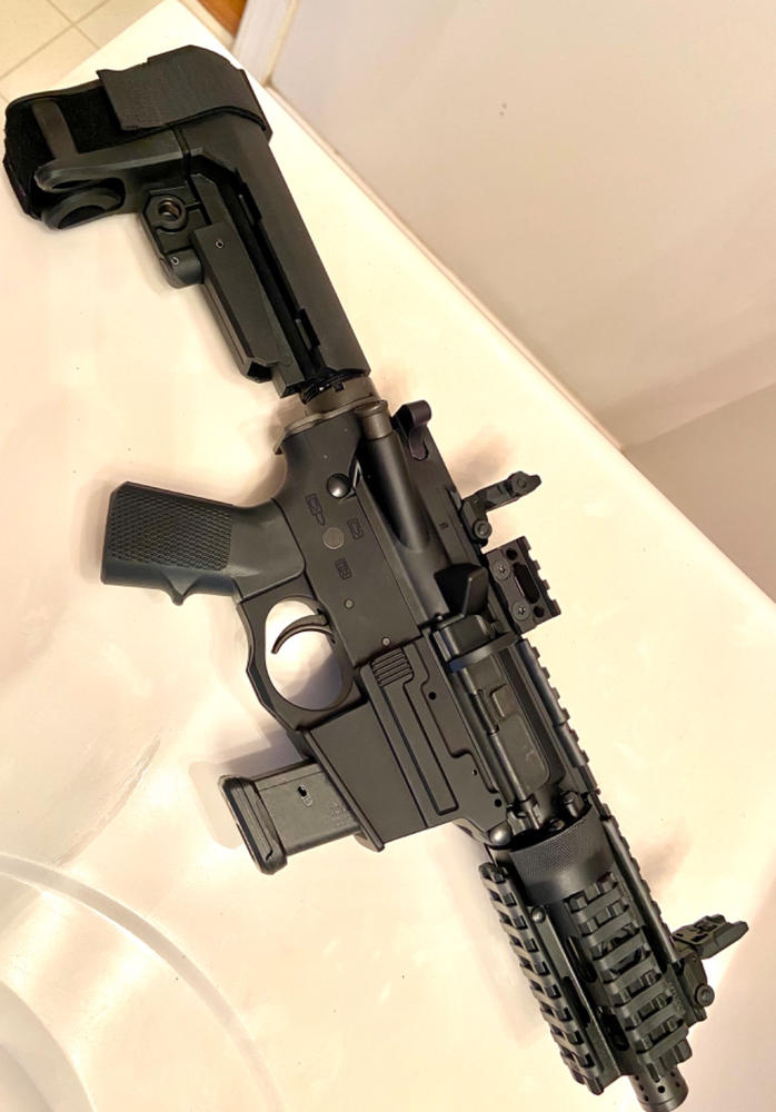 Mil-Spec AR-15 Ambidextrous Dual Loop End Plate - Customer Photo From Joey Simpao