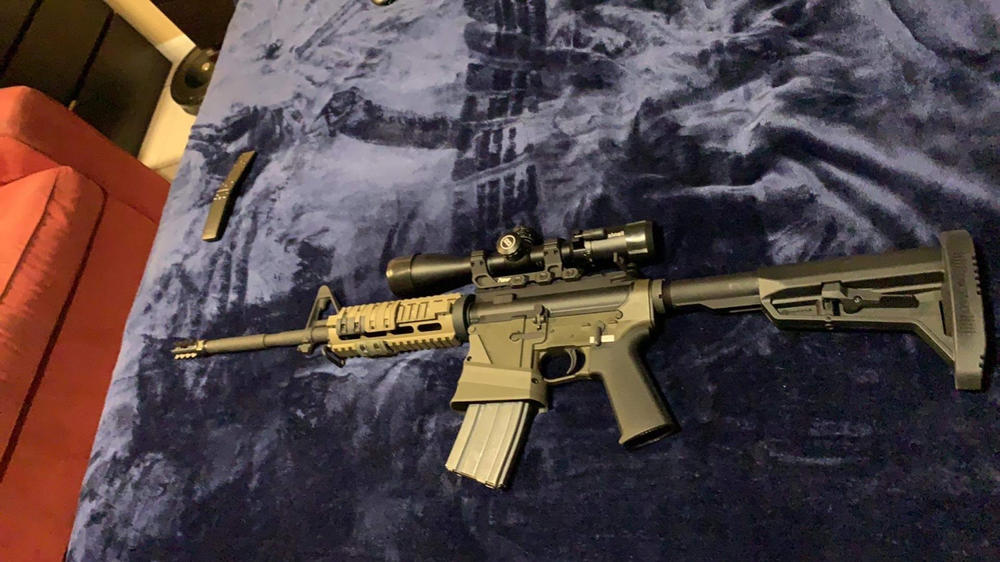 NcSTAR AR-15 Carbine Length Quadrail - Tan - Customer Photo From Randy Medina