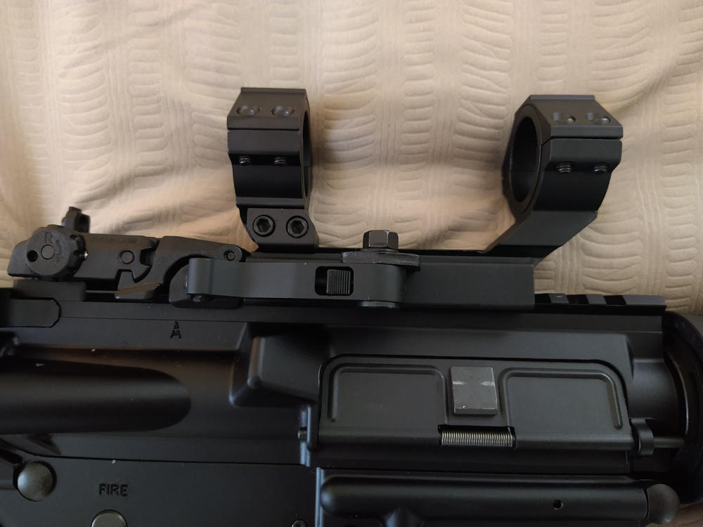 NcSTAR AR-15 QR Weaver Mount/ Cantilever Scope Mount Rear Ring 30mm - Customer Photo From Jeffrey Chlebowy