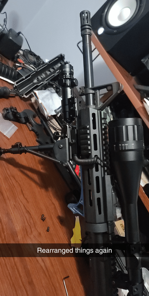 VISM Mid-Length AR-15 M-LOK Handguard - Customer Photo From Edward Lennon