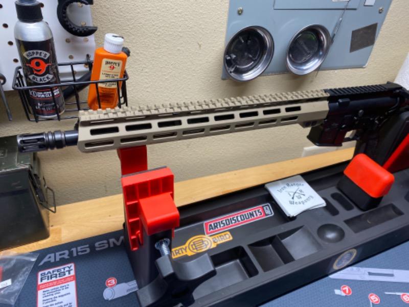 Aim Sports AR-15 Free Float M-LOK Handguard - FDE - 13.5" - Customer Photo From Jeremy Whorton