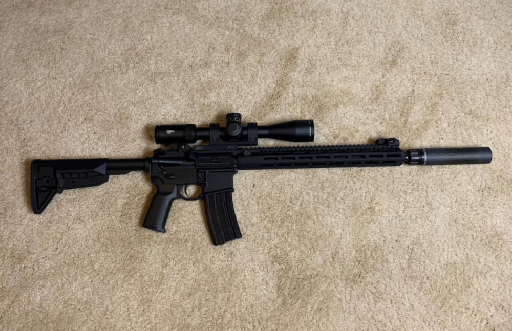 Forward Controls Design 6310 Stoner 63 LMG Style Compensator w/ Key-Mo Mount - 5/8x24 - Customer Photo From Kirk Trangsrud