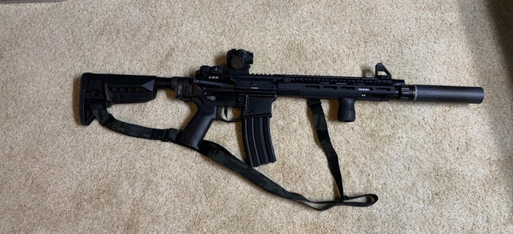 Forward Controls Design 6310 Stoner 63 LMG Style Compensator w/ Key-Mo Mount - 5/8x24 - Customer Photo From Kirk Trangsrud