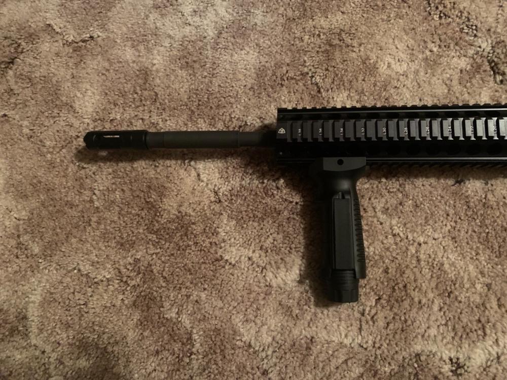 Faxon 5.56 MuzzLok Ported Flash Hider, Steel, QPQ Nitride - Customer Photo From justin stevenson