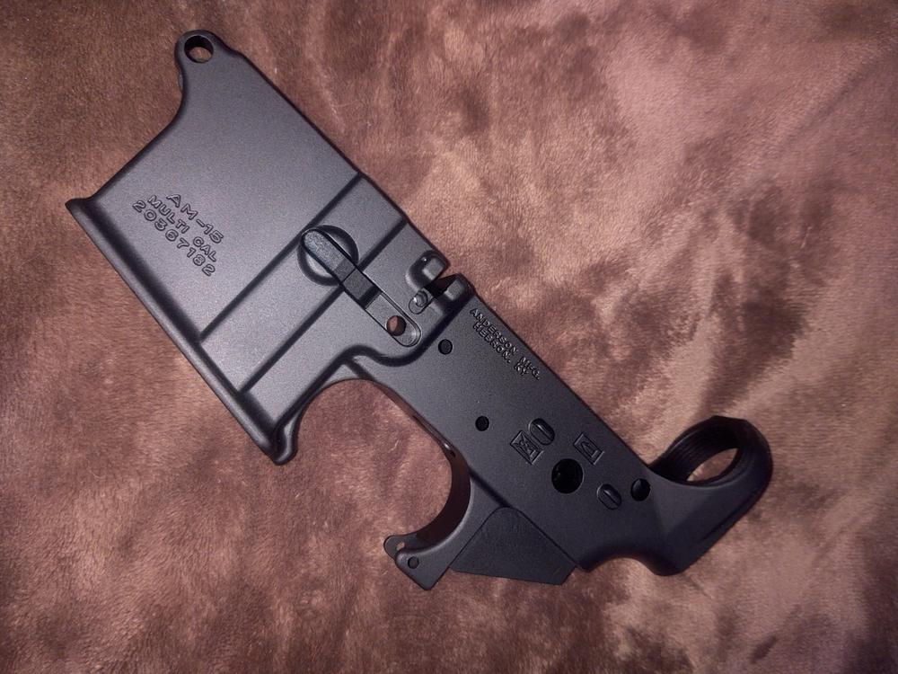 Anderson Stripped Lower Receiver – No Logo (3 Pack) - Customer Photo From Justin Fox