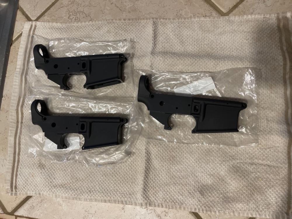 Anderson Stripped Lower Receiver – No Logo (3 Pack) - Customer Photo From Nicklaus Morbitzer