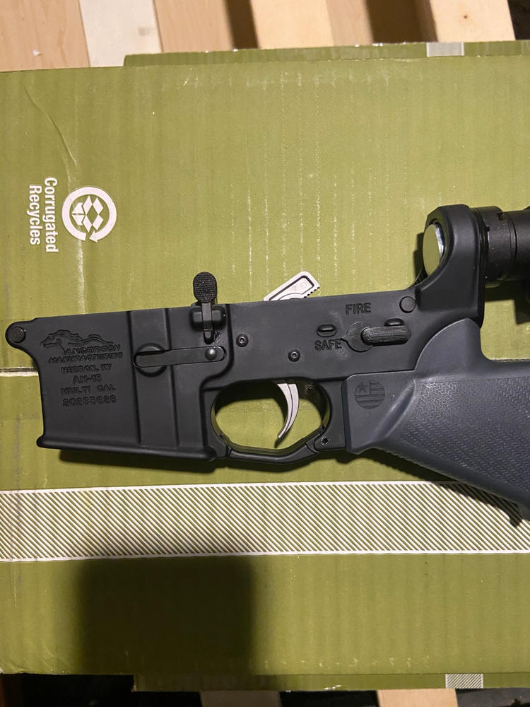 Anderson Manufacturing AM-15 Stripped Lower Receiver – Open (3 Pack) - Customer Photo From AARON CROSS