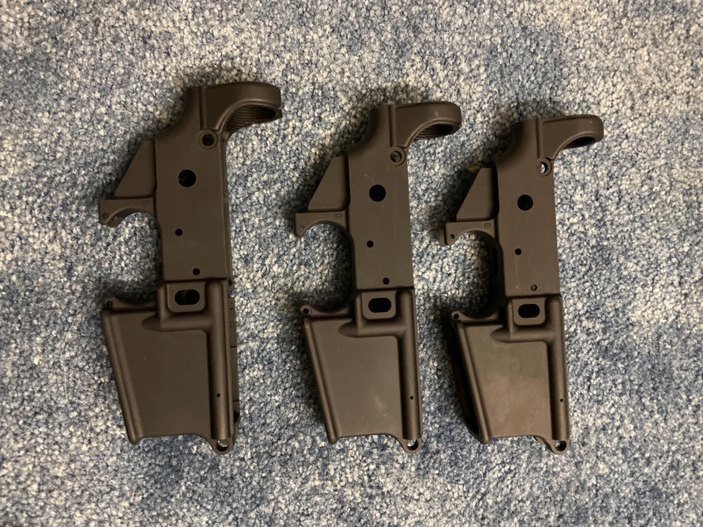 Anderson Manufacturing AM-15 Stripped Lower Receiver – Open (3 Pack) - Customer Photo From Scott Bergman