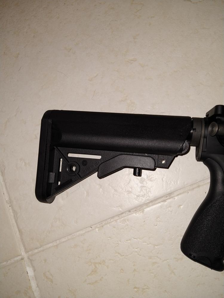 NBS SOPMOD Mil-Spec Adjustable AR-15 Stock w/ Battery Storage - Black - Customer Photo From Sean Singrey-Young