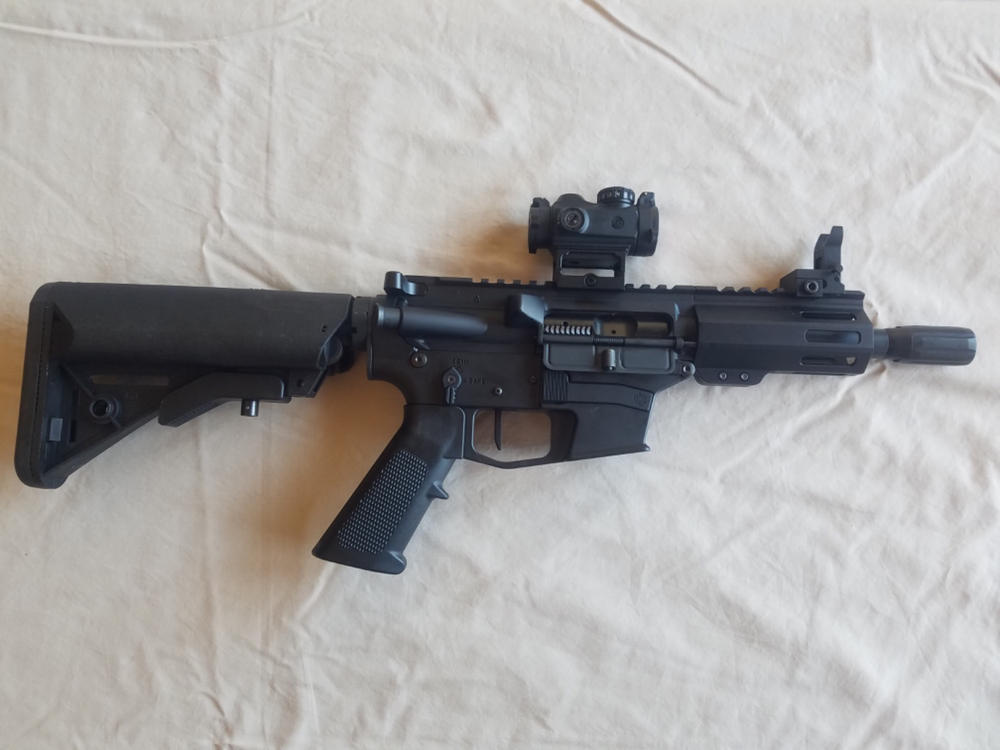 NBS SOPMOD Mil-Spec Adjustable AR-15 Stock w/ Battery Storage - Black - Customer Photo From Patrick Crowley