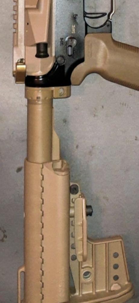 VLTOR Improved Modstock - Clubfoot - MIL-SPEC - FDE - Customer Photo From James Hughes