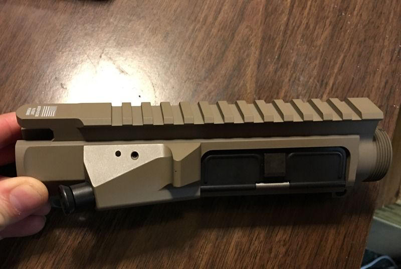 VLTOR MUR Upper Receiver With Bolt Assist And Shell Deflector - FDE - Customer Photo From Emanuel Flores