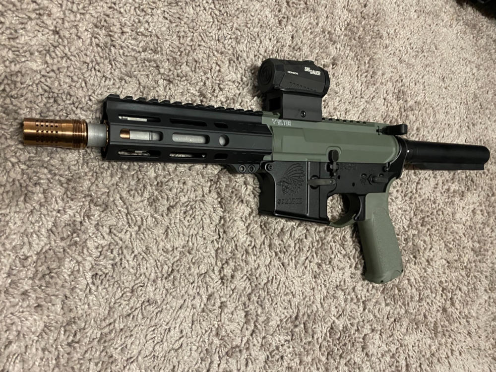 VLTOR MUR Upper Receiver With Bolt Assist And Shell Deflector - Foliage Green - Customer Photo From jess laywell