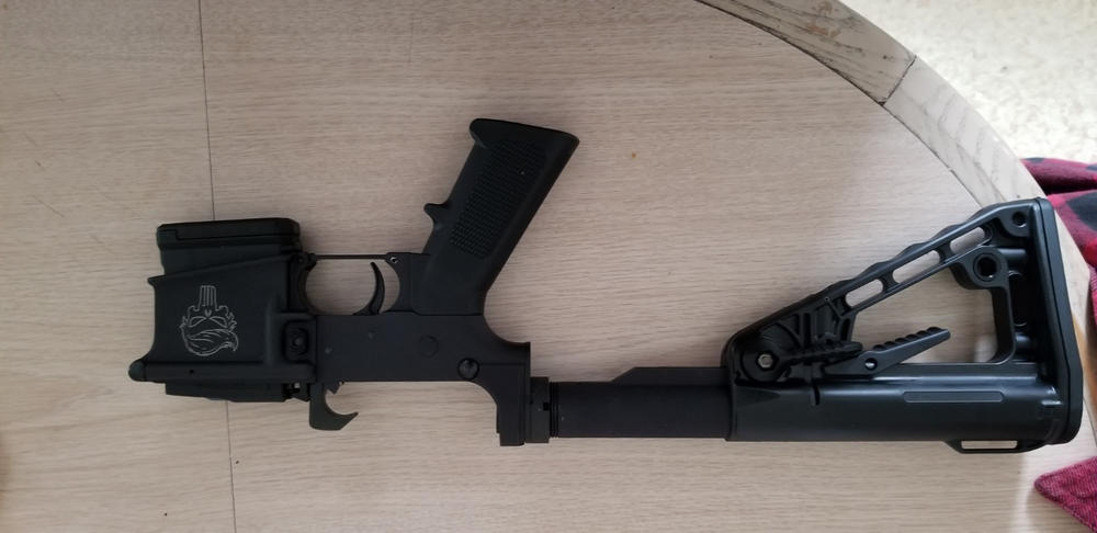 Rogers Super-Stoc Mil-Spec Lower Build Kit - Customer Photo From Fredrick Oehler