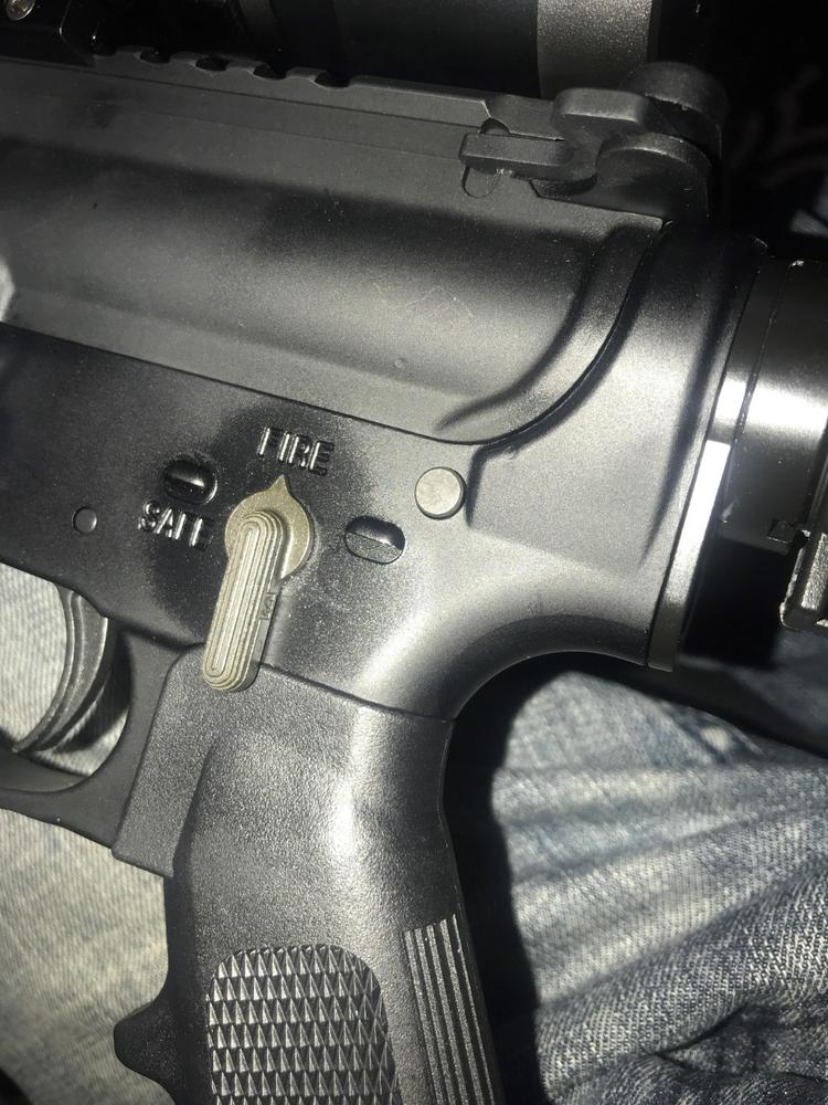 Schmid Tool "Beefy" Mil-Spec Semi-Auto Safety Selector - Customer Photo From Kenneth Lambert