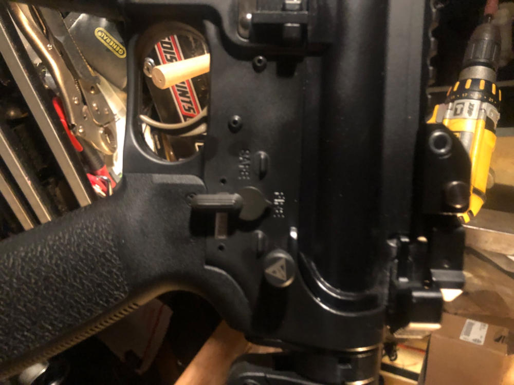 Schmid Tool "Beefy" Mil-Spec Semi-Auto Safety Selector - Customer Photo From Johnathan Bircher