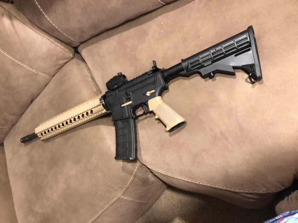 Aim Sports Free-Float Rifle Quad Rail V3 - Black - Customer Photo From Josh Hovey