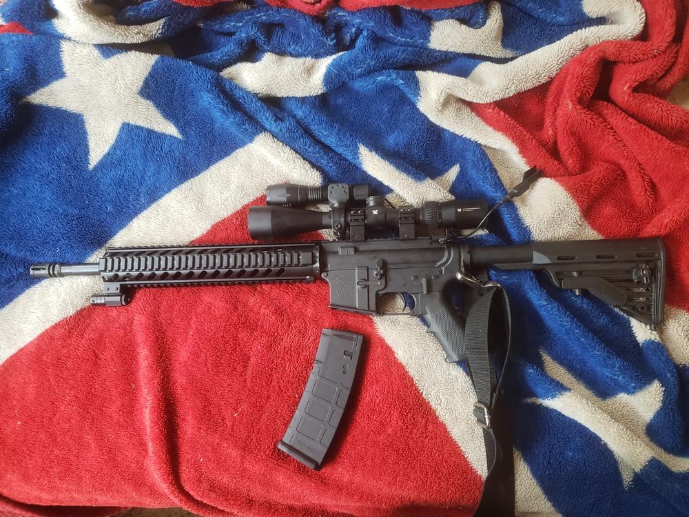 Aim Sports Free-Float Rifle Quad Rail V3 - Black - Customer Photo From Terry Stahl