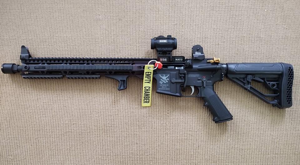 NBS .223/5.56/300BLK M16 Profile Left-Handed Bolt Carrier Group – Black Nitride - Customer Photo From Erik Vainu