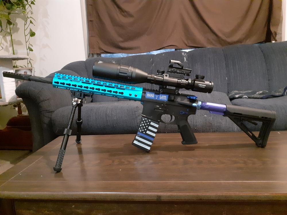 NBS .223/5.56/300BLK M16 Profile Left-Handed Bolt Carrier Group – Black Nitride - Customer Photo From Ricky Hayward