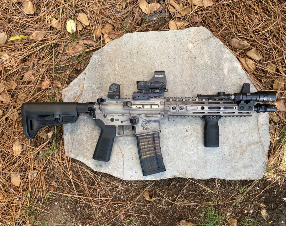 Griffin Armament Taper Mount Minimalist Flash Suppressor - 5.56 - Customer Photo From John Chan