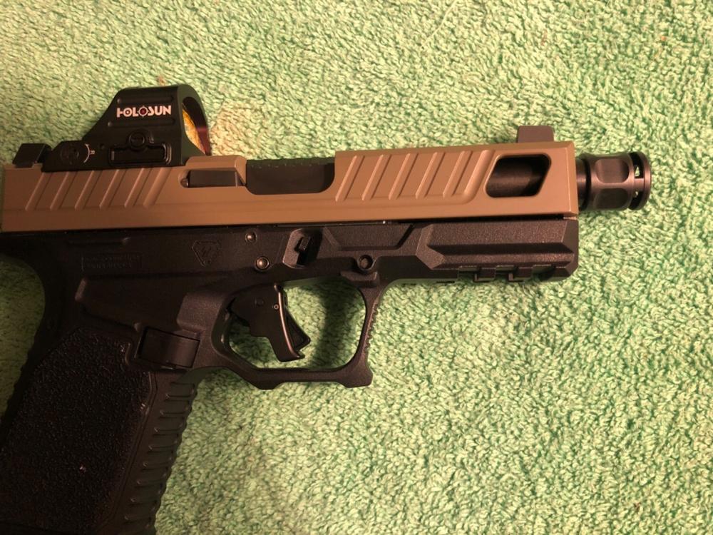 Griffin Armament Glock Gen3/4 G19 Advanced Threaded Match Barrel with Micro Carry Comp - Customer Photo From anthony tata