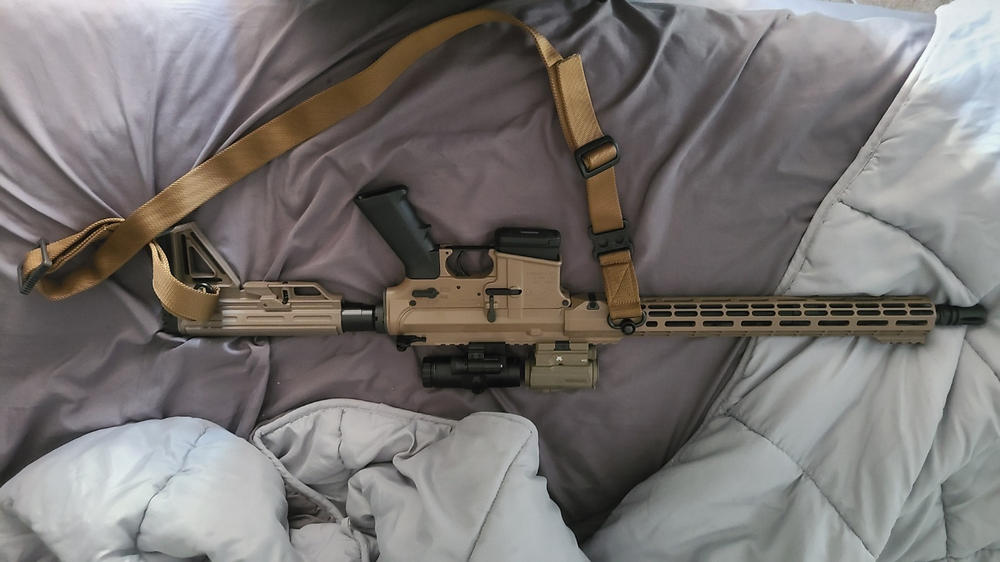 Griffin Armament Switch Hitter Sling - Coyote Tan - Customer Photo From Joshua Pottorff