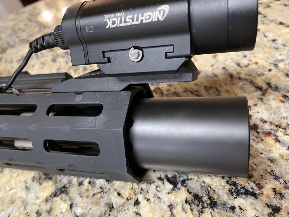 Griffin Armament Taper Mount Blast Shield - Customer Photo From Ryan Bullard