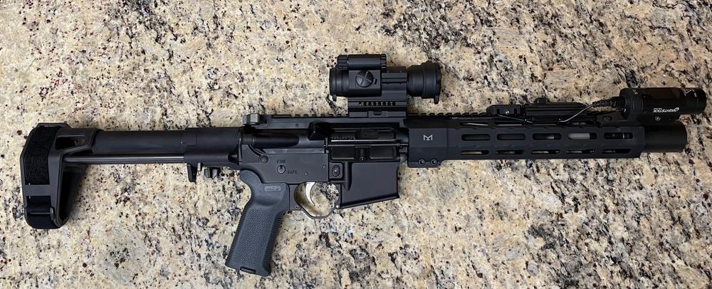 Griffin Armament Taper Mount Blast Shield - Customer Photo From Ryan Bullard