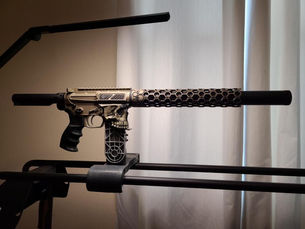 Fortis Billet Dust Cover - Carbon Fiber - FDE - Customer Photo From Dedric Martinez