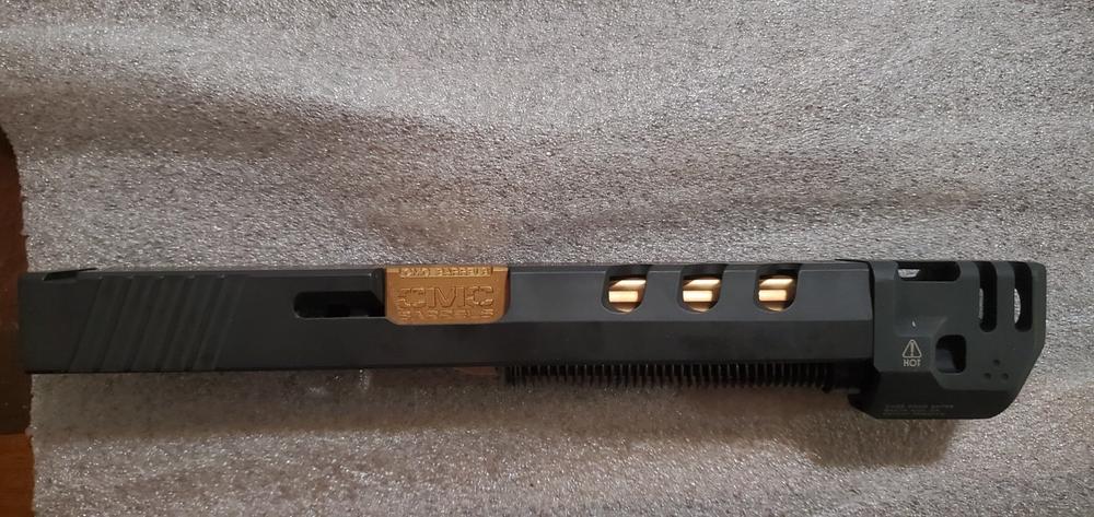 CMC Glock 17 Fluted Barrel - Unthreaded, Bronze DLC - Customer Photo From Andrew D.