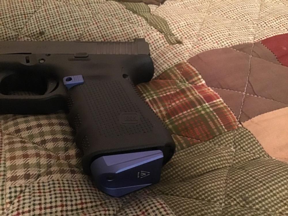 Strike Industries Glock Aluminum Base Plate - Blue - Customer Photo From Brandon Bower