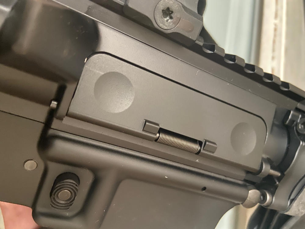 Forward Controls Design EPC AR-15 Billet Dust Cover - Black, Single Dimple - Customer Photo From D Henson