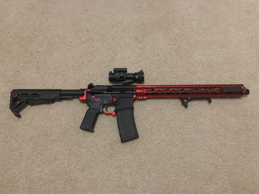 Ballistic Advantage 16" 5.56 BA Hanson Midlength Performance Series Barrel w/ Pinned .750 Lo Pro Gas Block - Customer Photo From Baley Bartels