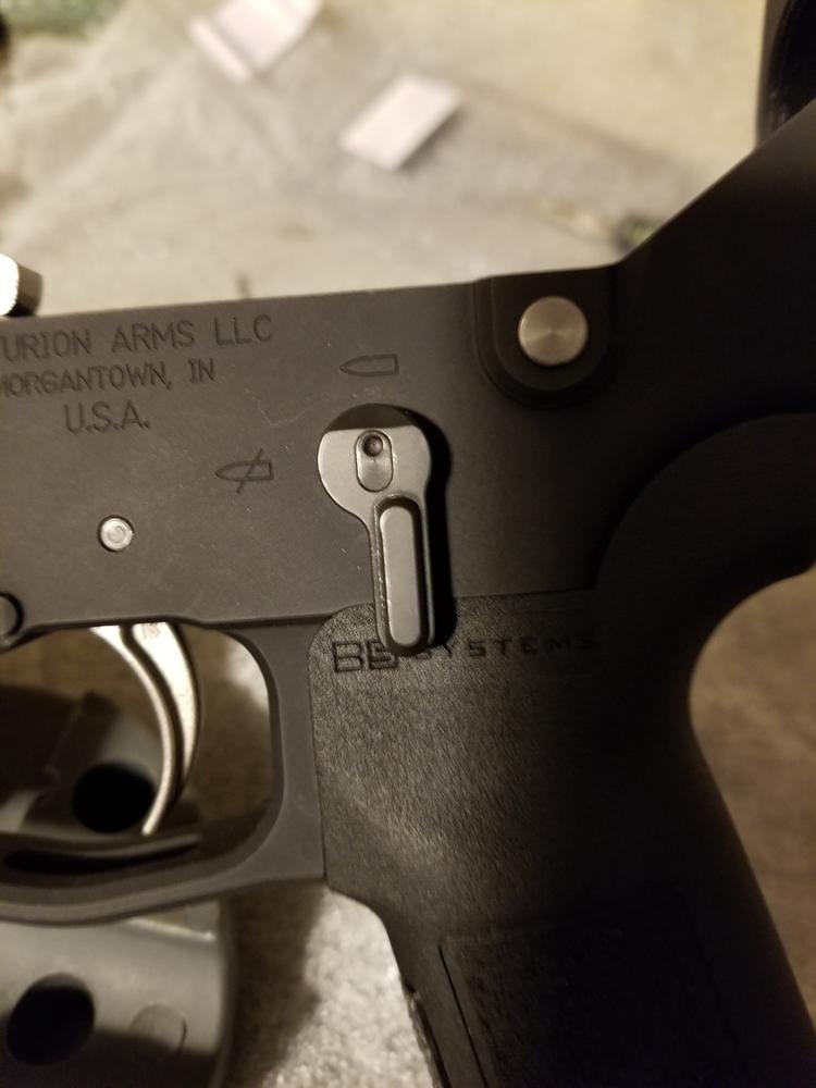 Forward Controls Design ASF Select Fire Ambi Safety Selector - Customer Photo From James Hill